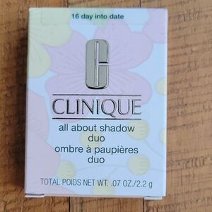 NEW CLINIQUE All About Shadow Duo, 16 Day Into Date